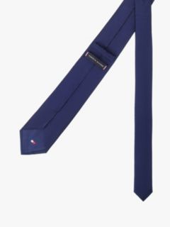 Pure Silk Jacquard Unicolour Tie — Blue 2