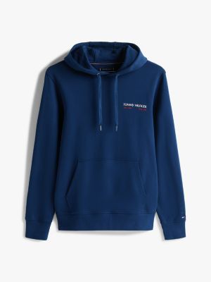 blue back photo print hoody for men tommy hilfiger