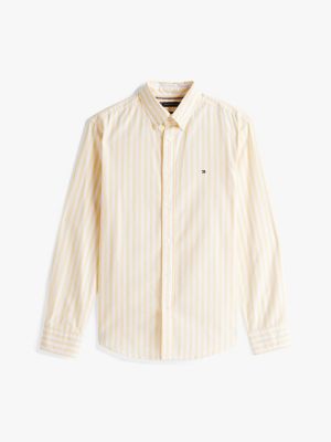 multi th flex regular fit stripe shirt for men tommy hilfiger