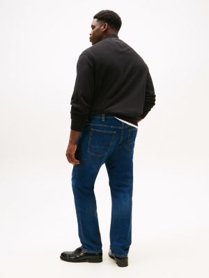 jean droit denton plus bleu pour hommes tommy hilfiger