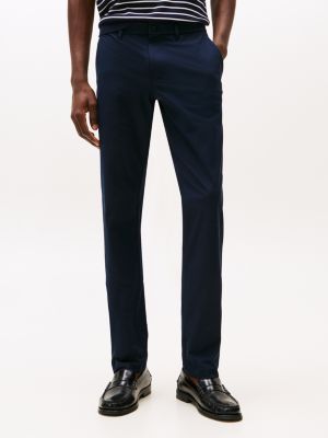 blue denton th flex straight leg chinos for men tommy hilfiger