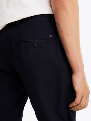 schwarz performance denton straight leg fit chinos für herren - tommy hilfiger