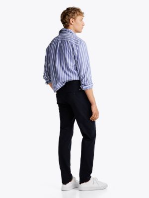 schwarz performance denton straight leg fit chinos für herren - tommy hilfiger