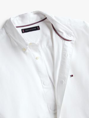 white adaptive th flex regular fit shirt for men tommy hilfiger