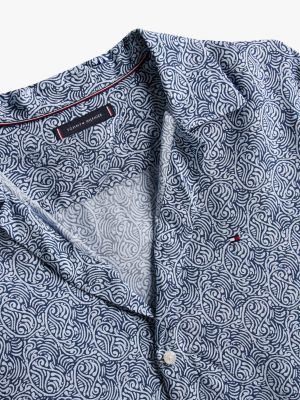 multi adaptive regular fit kurzarm-hemd für herren - tommy hilfiger