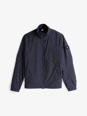 veste adaptive zippée à col entonnoir blue pour hommes tommy hilfiger