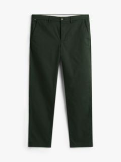 Denton Textured Print Straight Leg Chinos — Green 5