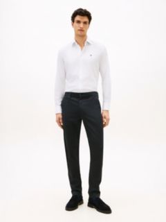 Bleecker Print Slim Chinos — Blue 1