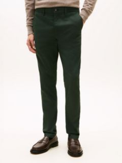 Bleecker Print Slim Chinos — Green 2