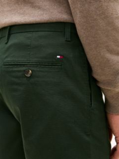 Bleecker Print Slim Chinos — Green 3
