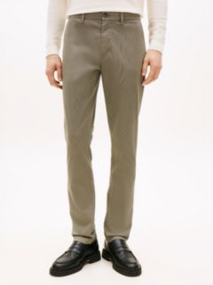 Bleecker Print Slim Chinos — Grey 2