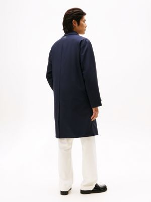 cappotto smart casual performance oversize 3 in 1 blu da uomini tommy hilfiger