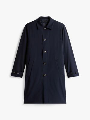 cappotto smart casual performance oversize 3 in 1 blu da uomini tommy hilfiger