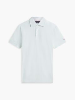 New York Label Slim Fit Wide-Spread Polo Shirt — Green 5
