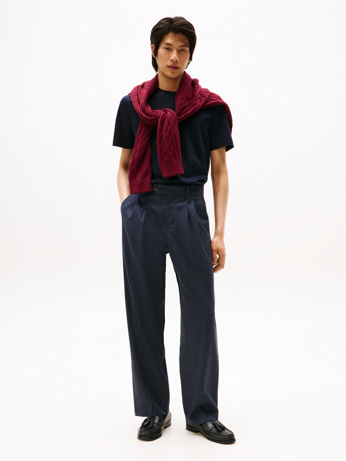 Smart Casual Crew Neck T-Shirt — Blue