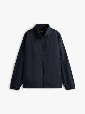blau plus leichtgewichtige wasserabweisende jacke für herren - tommy hilfiger