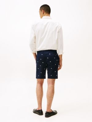 pantalón chino brooklyn 1985 azul de hombres tommy hilfiger
