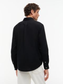 TH Flex Regular Fit Poplin Shirt — Black 4
