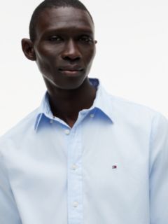 TH Flex Regular Fit Poplin Shirt — Blue 3
