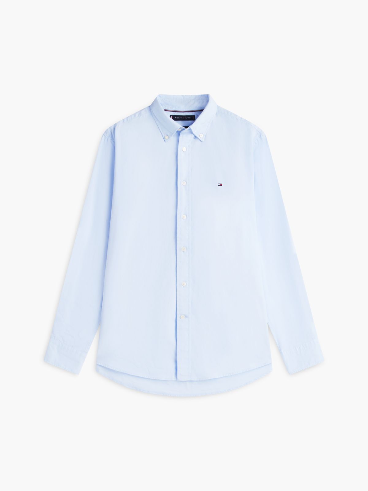 TH Flex Regular Fit Poplin Shirt — Blue