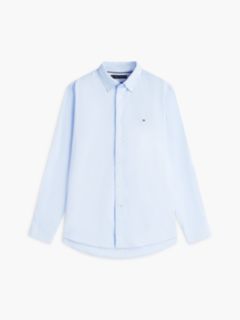 TH Flex Regular Fit Poplin Shirt — Blue 6