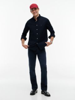 TH Flex Regular Fit Poplin Shirt — Blue 2