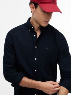 TH Flex Regular Fit Poplin Shirt — Blue 3