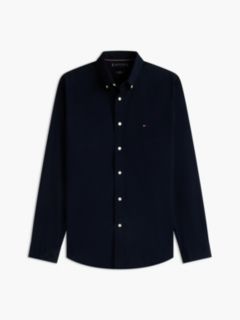 TH Flex Regular Fit Poplin Shirt — Blue 6