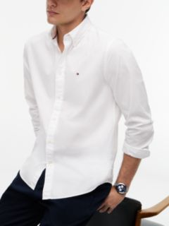 TH Flex Regular Fit Poplin Shirt — White 3