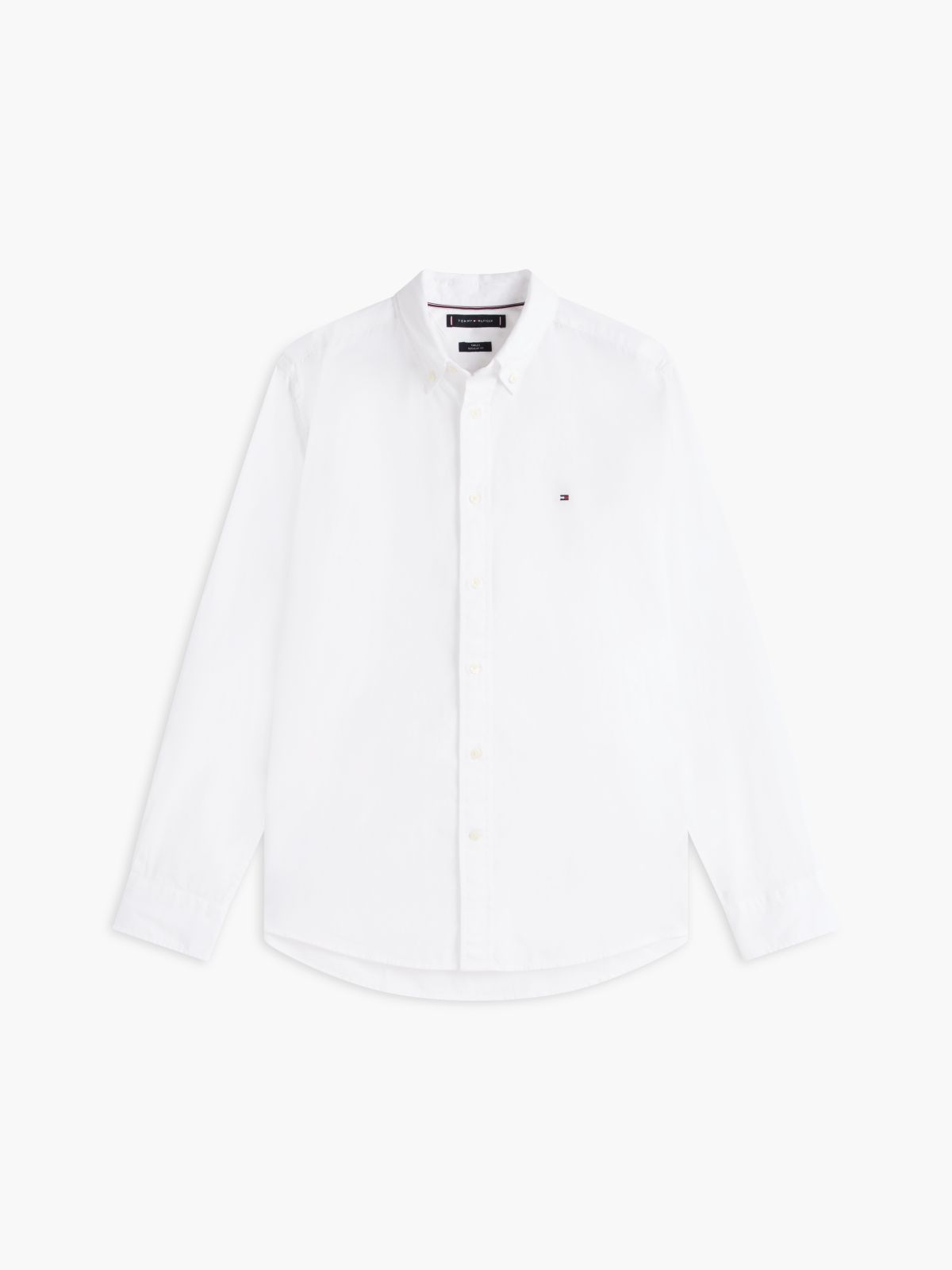 TH Flex Regular Fit Poplin Shirt — White