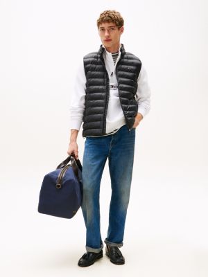 black packable quilted gilet for men tommy hilfiger