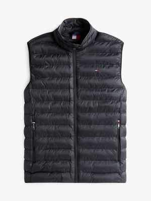 black packable quilted gilet for men tommy hilfiger