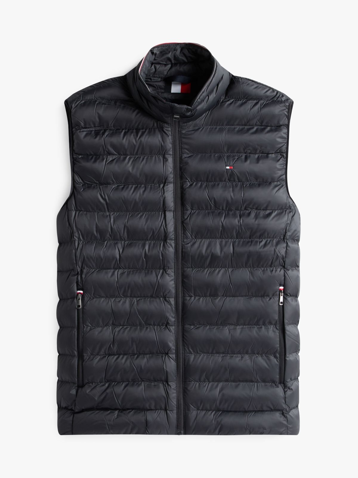 Packable Quilted Gilet — Black