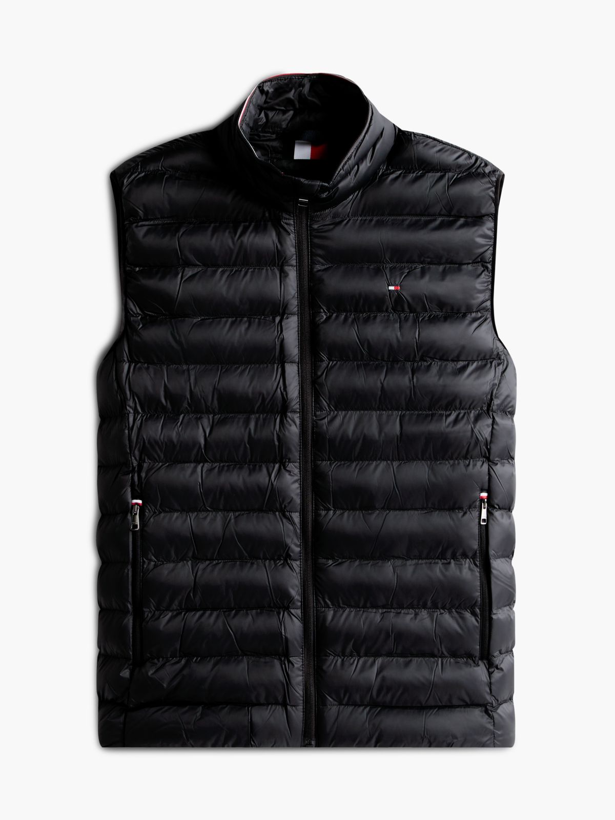 Packable Quilted Gilet — Black