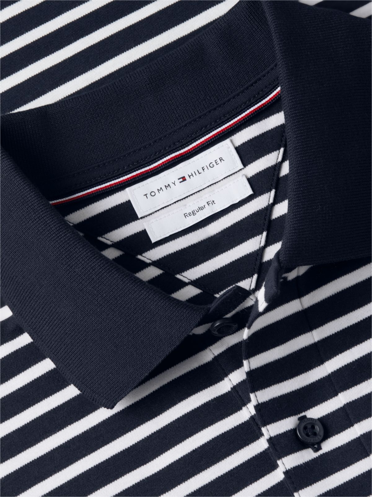 Fluid Cotton Interlock Knit Polo Shirt — Blue