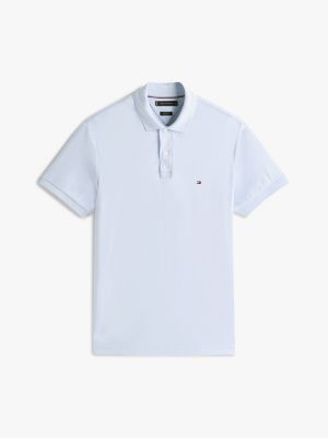 blau regular fit poloshirt für herren - tommy hilfiger