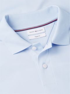 Fluid Cotton Interlock Knit Polo Shirt — Blue 6