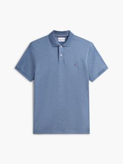 Fluid Cotton Interlock Knit Polo Shirt — Blue 5