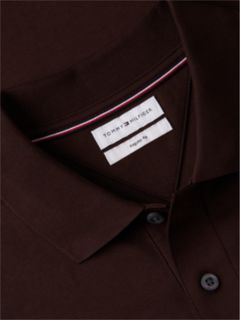 Fluid Cotton Interlock Knit Polo Shirt — Brown 6