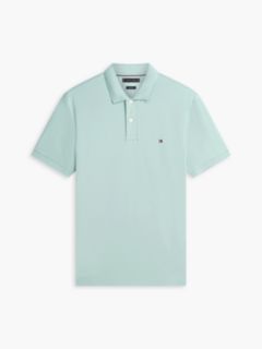 Fluid Cotton Interlock Knit Polo Shirt — Green 5