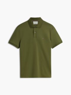 Fluid Cotton Interlock Knit Polo Shirt — Green 5