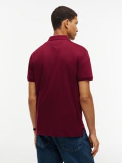 Fluid Cotton Interlock Knit Polo Shirt — Purple 5