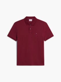 Fluid Cotton Interlock Knit Polo Shirt — Purple 7