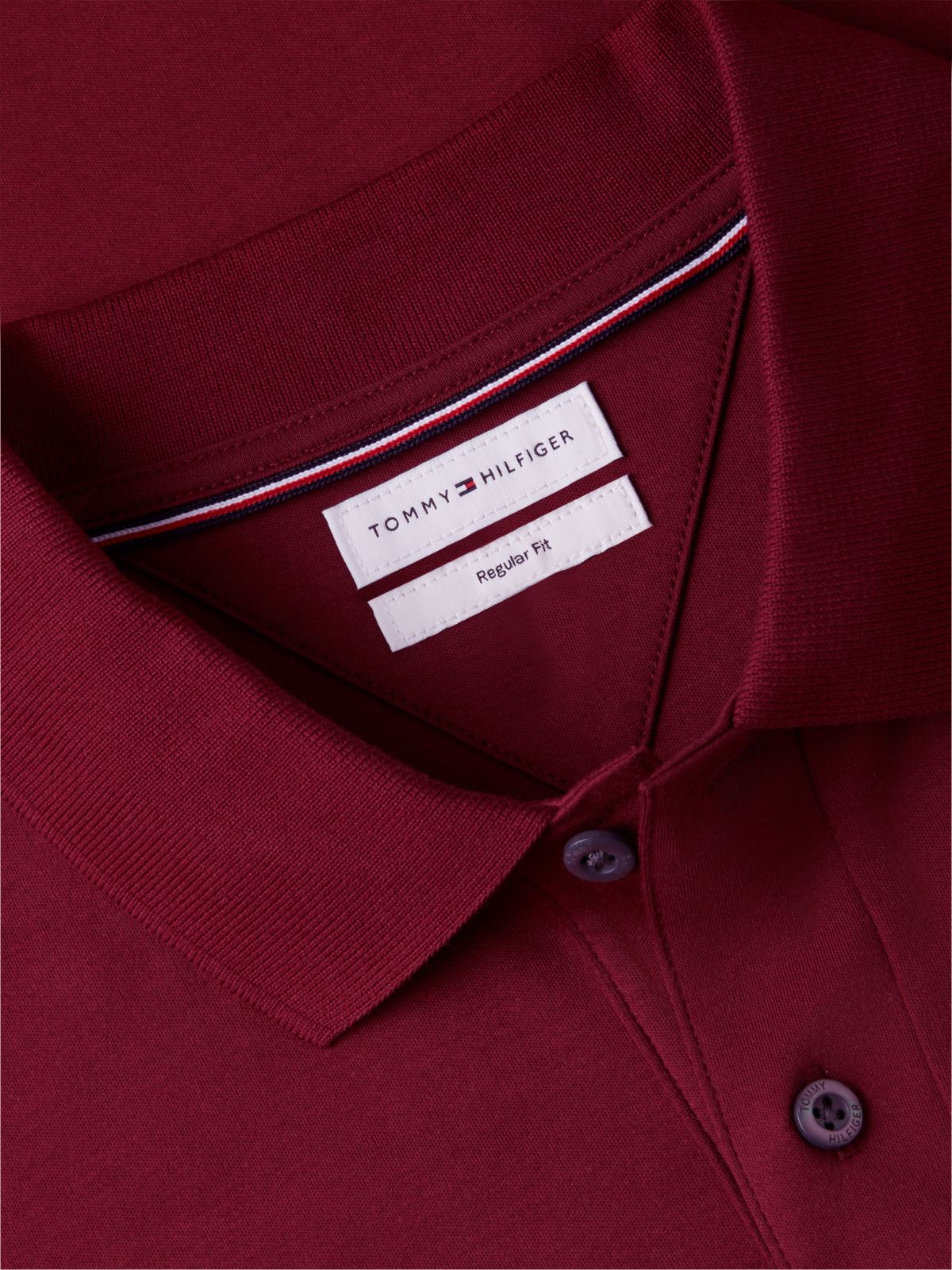 Fluid Cotton Interlock Knit Polo Shirt — Purple
