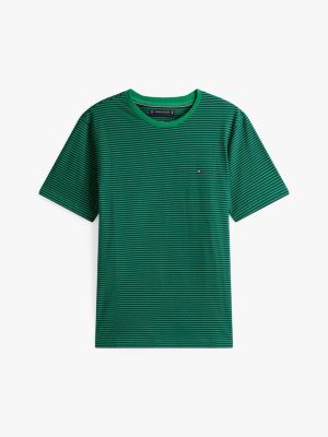 multi t-shirt mit flag-stickerei für herren - tommy hilfiger