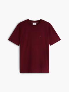 Flag Embroidery Jersey Crew Neck T-Shirt — Purple 5