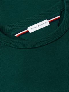 Flag Embroidery Crew Neck Jumper — Green 6