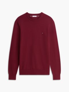 Flag Embroidery Crew Neck Jumper — Purple 5