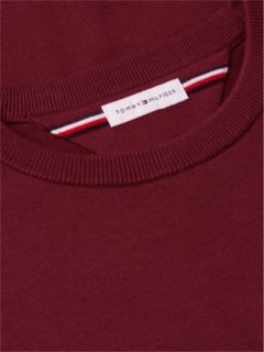 Flag Embroidery Crew Neck Jumper — Purple 6