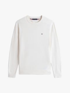 Flag Embroidery Crew Neck Jumper — Yellow 5